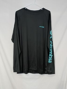 EUC Columbia PFG Large Terminal Tackle Shirt Long Sleeve Moisture Wick Size XL